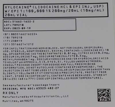 Pouch Label (51662 1622 2 Pouch)